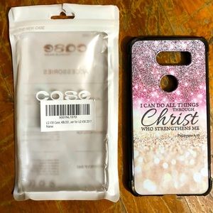 LG V30 religious themed cell phone case